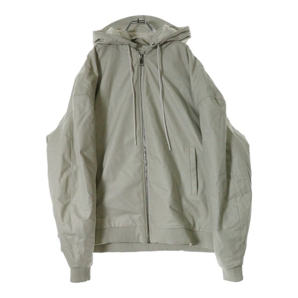 KUSIKOHC(クシコック) 24AW LEATHER BOMBER JACKET レザーボンバージャケット ホワイト KUF4MB01AP-PE092
