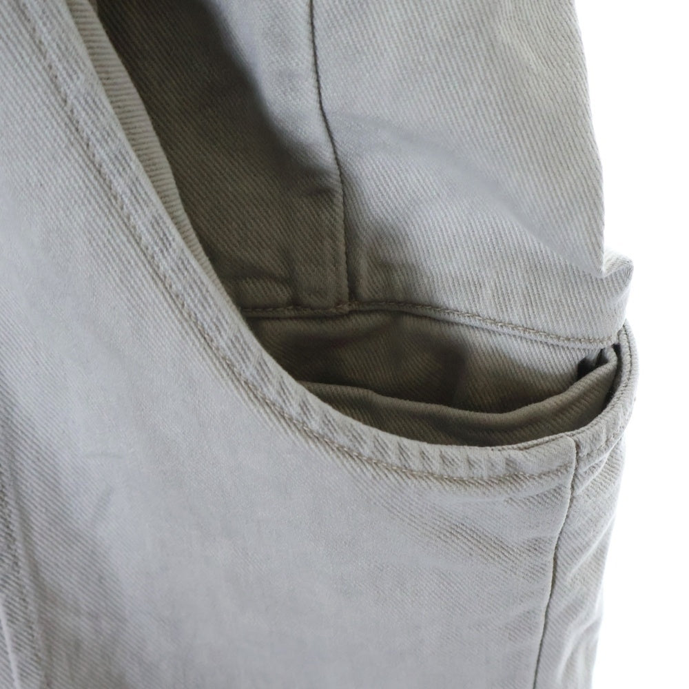 NAMESAKE(ナメサケ) 25SS BILLIE BIBS DENIM PANTS ビリービブデニムワイドパンツ グレー N3-SS25-N3-PT-04-RS