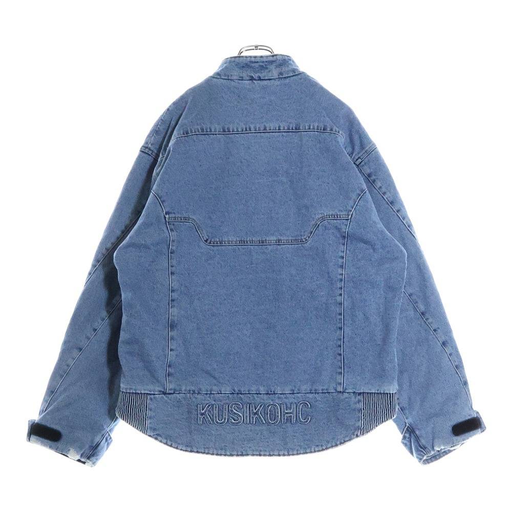 KUSIKOHC(クシコック) 24AW RIDER DENIM JACKET ライダーデニムジャケット インディゴブルー KUF4MJ03AP-TE427