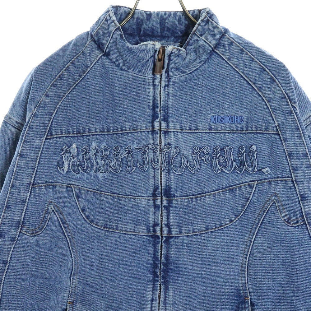KUSIKOHC(クシコック) 24AW RIDER DENIM JACKET ライダーデニムジャケット インディゴブルー KUF4MJ03AP-TE427