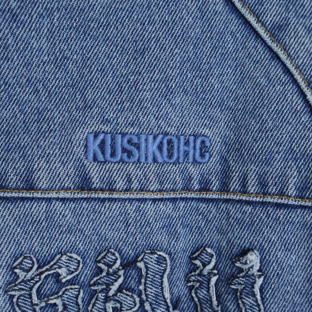 KUSIKOHC(クシコック) 24AW RIDER DENIM JACKET ライダーデニムジャケット インディゴブルー KUF4MJ03AP-TE427