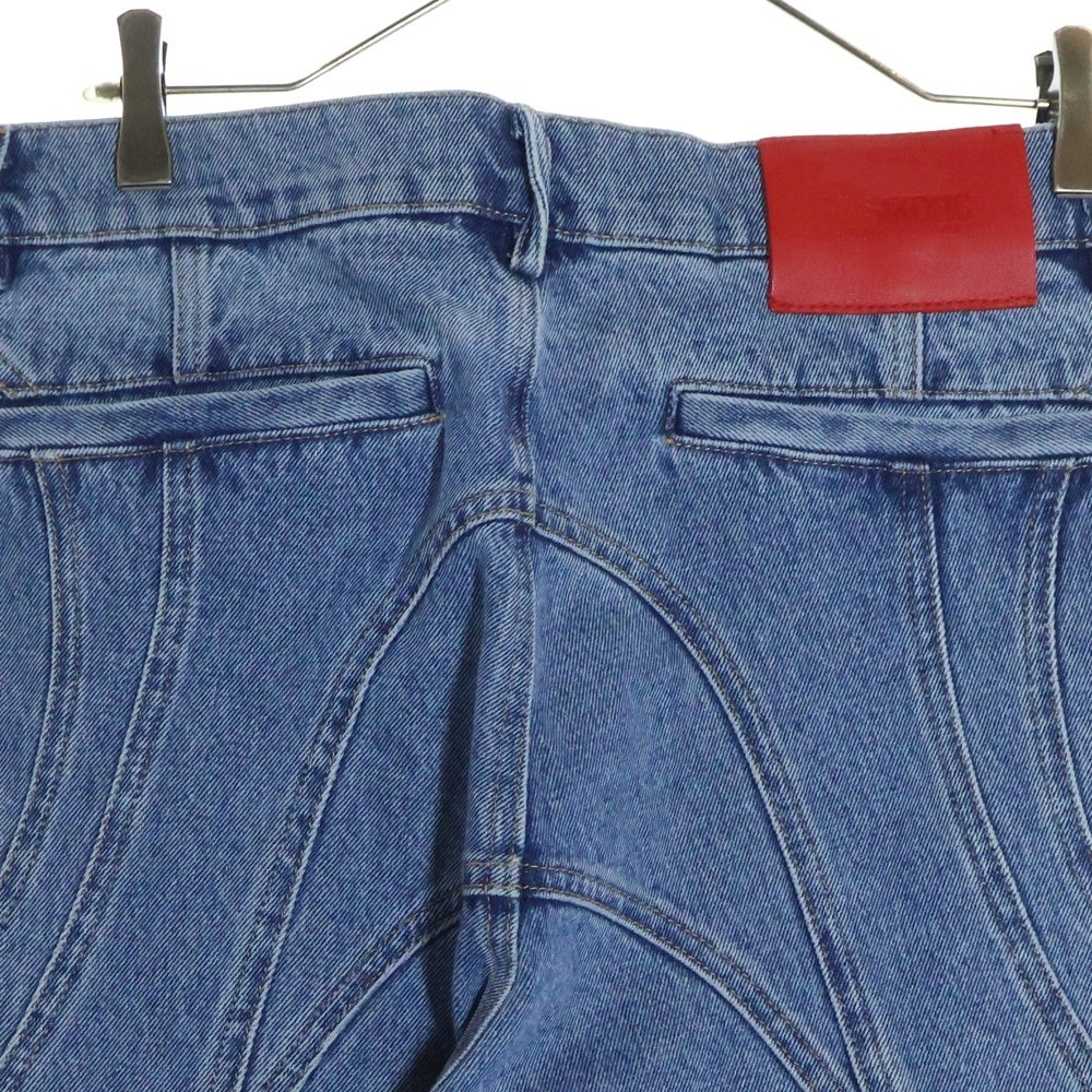 KUSIKOHC(クシコック) 24AW RIDER DENIM PANTS ライダーデニムパンツ インディゴブルー KUF4MT02AP-TE427