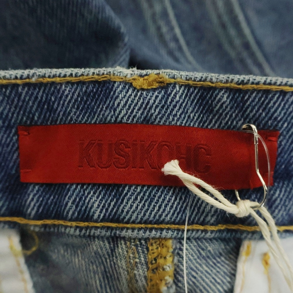 KUSIKOHC(クシコック) 24AW RIDER DENIM PANTS ライダーデニムパンツ インディゴブルー KUF4MT02AP-TE427
