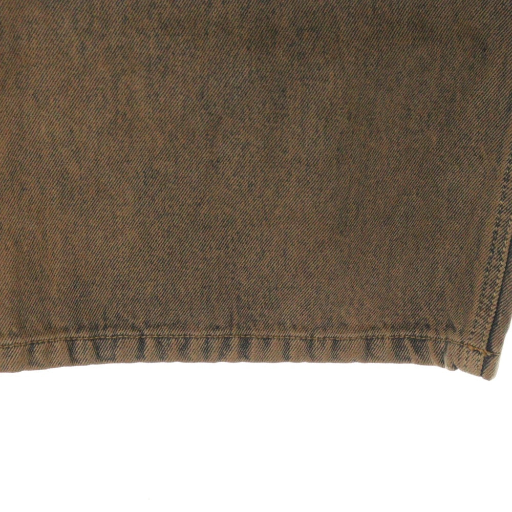 KUSIKOHC(クシコック) 24AW WORKWEAR MULTI RIVET DENIM ワークウェアマルチリベットデニムパンツ ブラウン KUF4MT12BP-TE427
