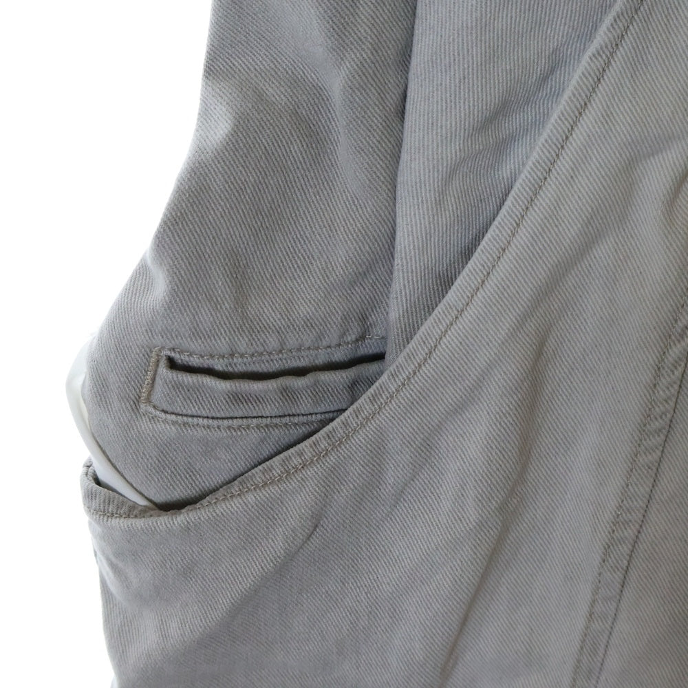 NAMESAKE(ナメサケ) 25SS BILLIE BIBS DENIM PANTS ビリービブデニムワイドパンツ グレー N3-SS25-N3-PT-04-RS