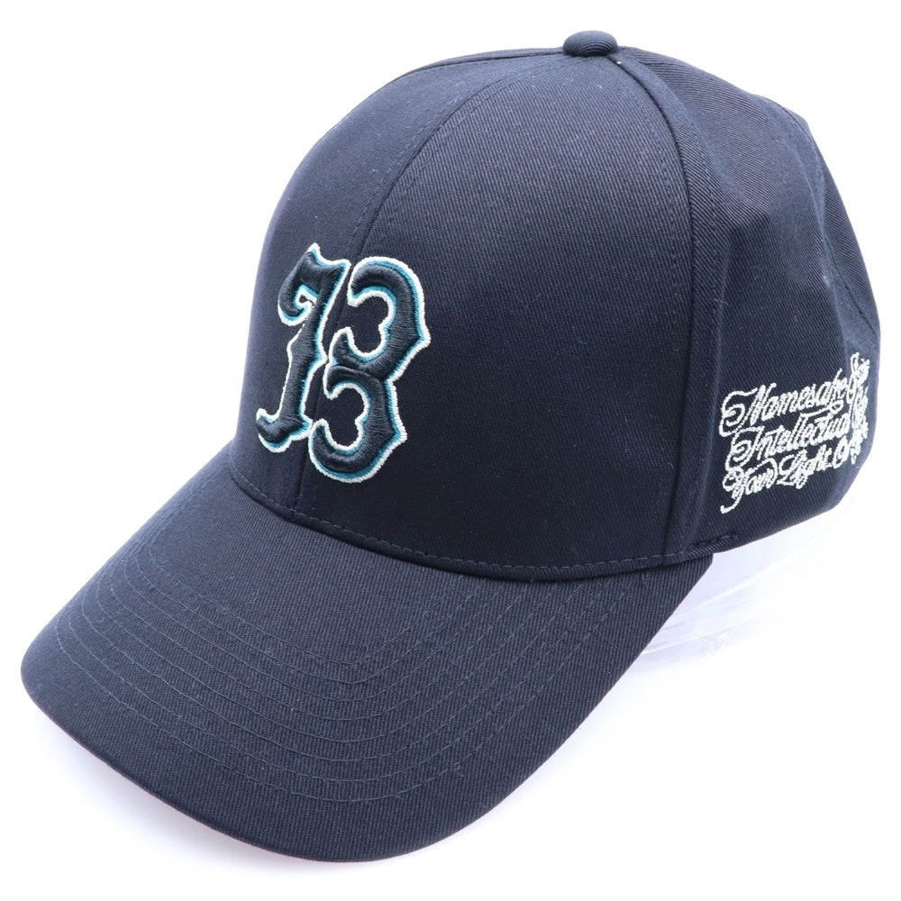 NAMESAKE(ナメサケ) 25SS HOMETOWN CAP ホームタウンロゴアジャスターキャップ ブラック N3-SS25-JUICE-AC-01-EB