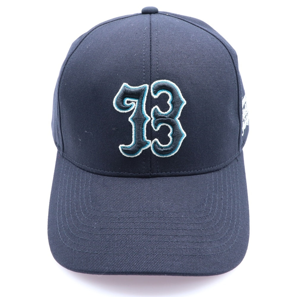 NAMESAKE(ナメサケ) 25SS HOMETOWN CAP ホームタウンロゴアジャスターキャップ ブラック N3-SS25-JUICE-AC-01-EB