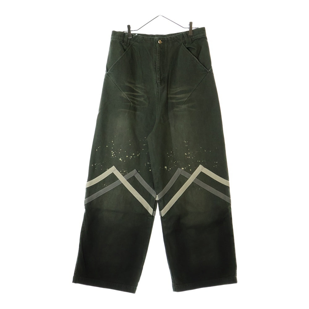 NAMESAKE(ナメサケ) 25SS MARSELLES WASHED DENIM PANTS マルセイユウォッシュドデニムパンツ カーキ N3-SS25-JUICE-PT-02-CG