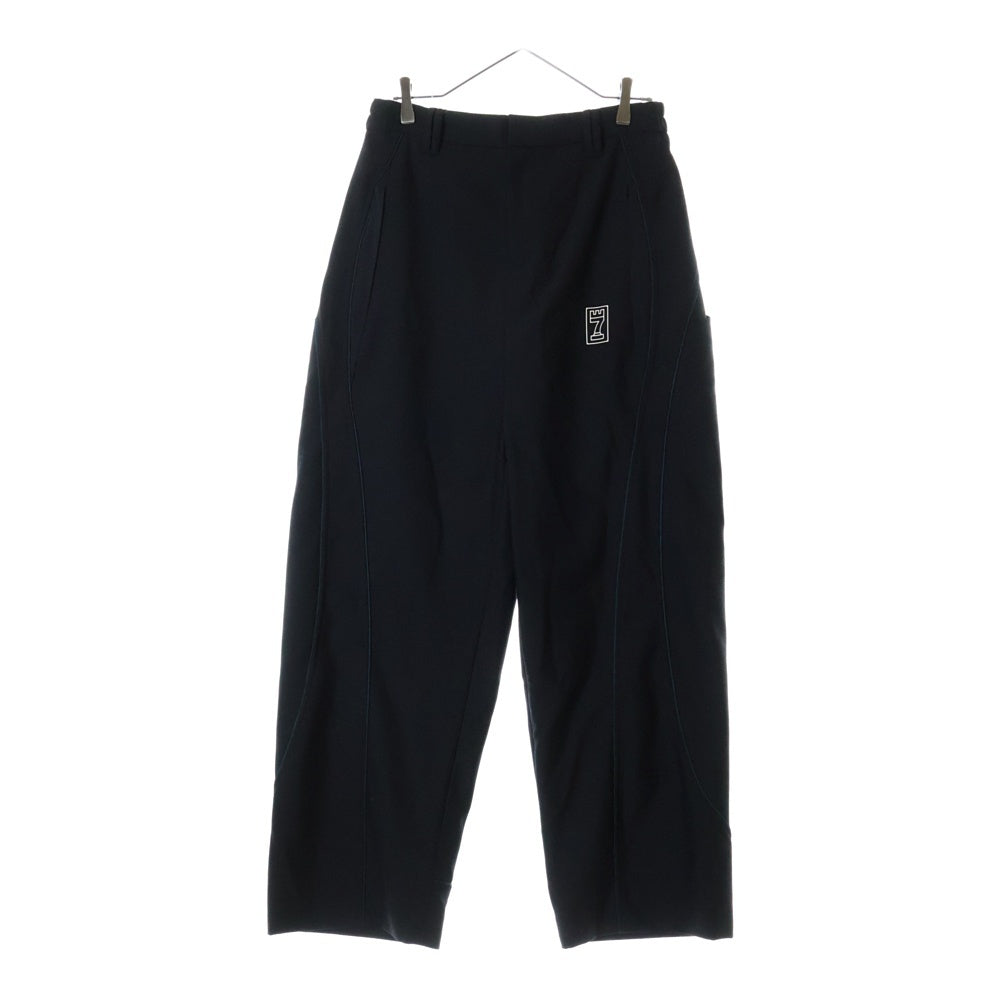 NAMESAKE(ナメサケ) 25SS ZO FORMAL TRACK PANTS フォーマルパイピングトラックパンツ ブラック N3-SS25-JUICE-PT-01-EB