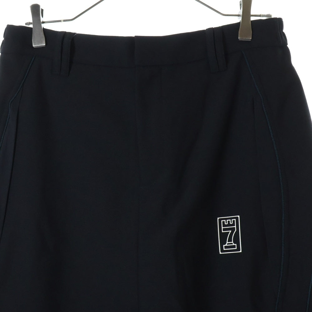 NAMESAKE(ナメサケ) 25SS ZO FORMAL TRACK PANTS フォーマルパイピングトラックパンツ ブラック N3-SS25-JUICE-PT-01-EB