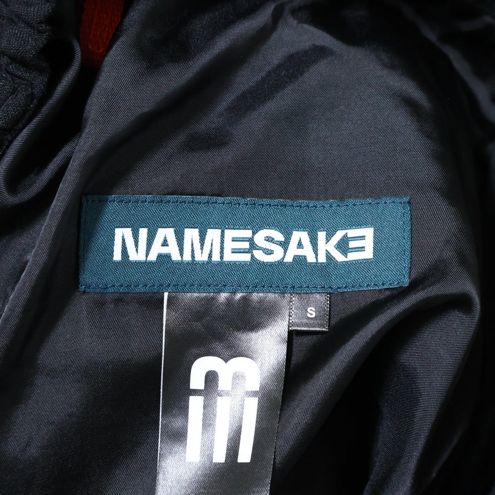 NAMESAKE(ナメサケ) 25SS ZO FORMAL TRACK PANTS フォーマルパイピングトラックパンツ ブラック N3-SS25-JUICE-PT-01-EB