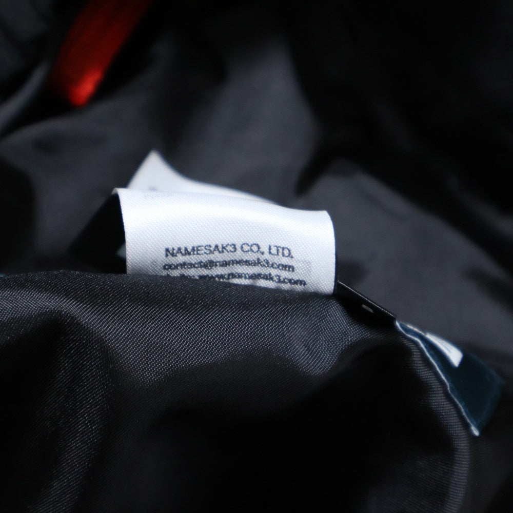 NAMESAKE(ナメサケ) 25SS ZO FORMAL TRACK PANTS フォーマルパイピングトラックパンツ ブラック N3-SS25-JUICE-PT-01-EB