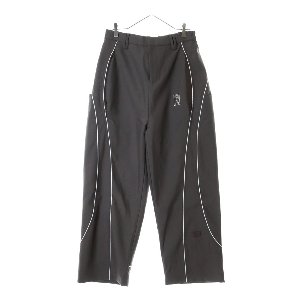 NAMESAKE(ナメサケ) 25SS ZO FORMAL TRACK PANTS フォーマルパイピングトラックパンツ ブラウン N3-SS25-JUICE-PT-01-SB