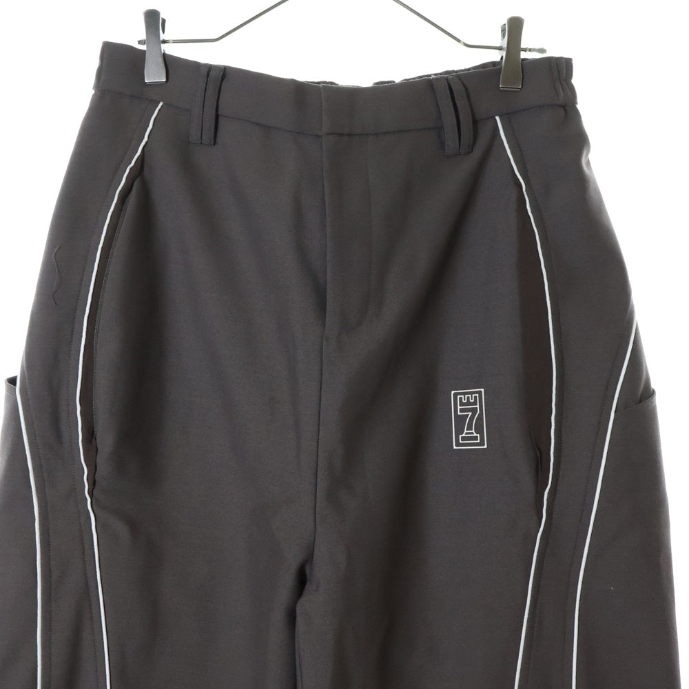 NAMESAKE(ナメサケ) 25SS ZO FORMAL TRACK PANTS フォーマルパイピングトラックパンツ ブラウン N3-SS25-JUICE-PT-01-SB