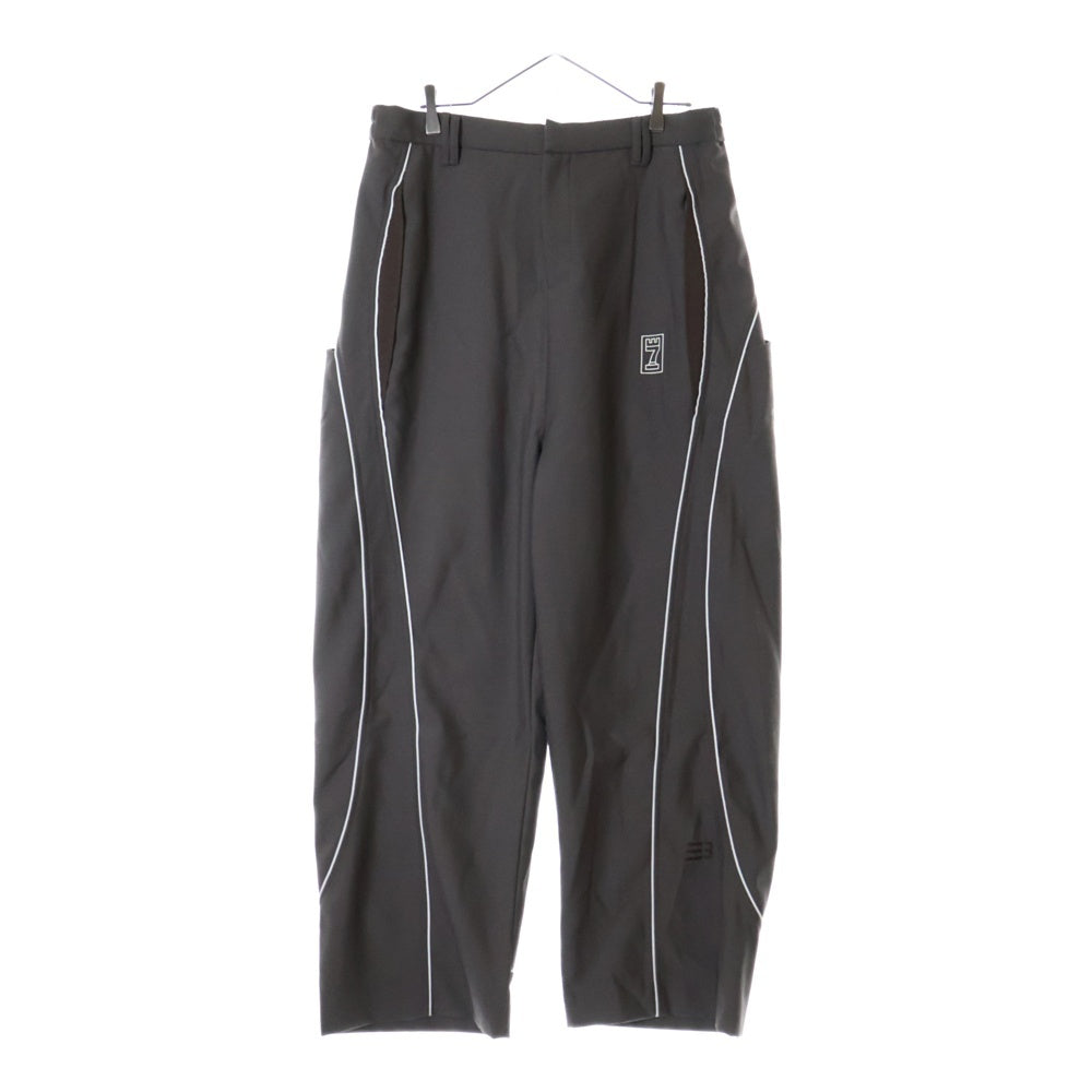 NAMESAKE(ナメサケ) 25SS ZO FORMAL TRACK PANTS フォーマルパイピングトラックパンツ ブラウン N3-SS25-JUICE-PT-01-SB