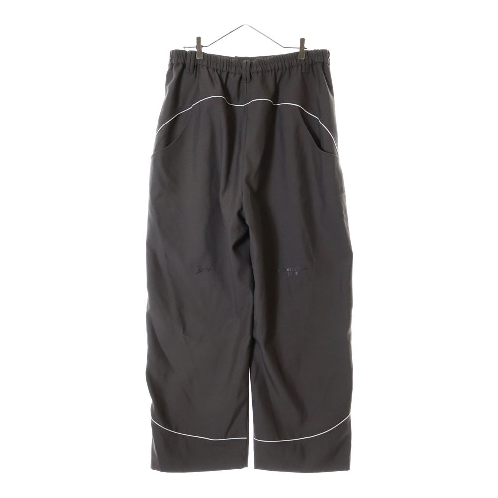NAMESAKE(ナメサケ) 25SS ZO FORMAL TRACK PANTS フォーマルパイピングトラックパンツ ブラウン N3-SS25-JUICE-PT-01-SB