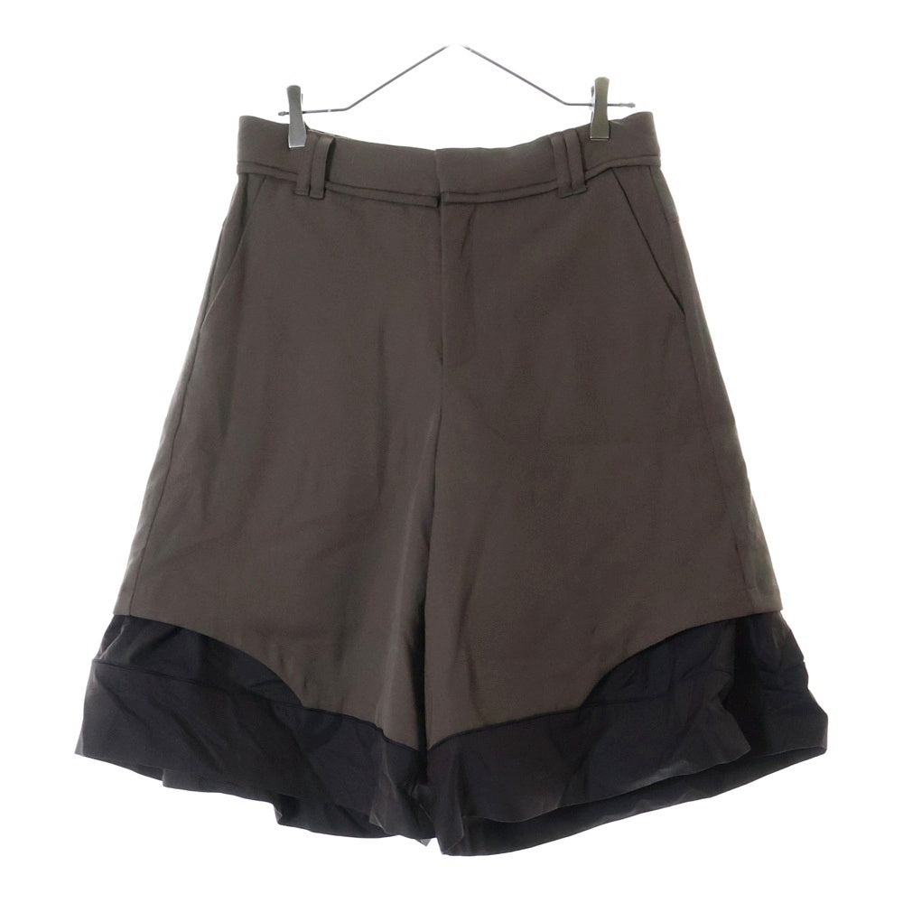 NAMESAKE(ナメサケ) 25SS HOFF LAYERED SHORTS レイヤードショーツ ショートパンツ ブラウン N3-SS25-N3-SH-00-SB
