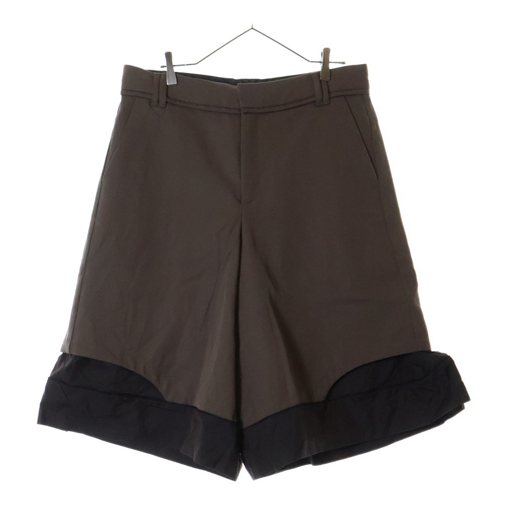 NAMESAKE(ナメサケ) 25SS HOFF LAYERED SHORTS レイヤードショーツ ショートパンツ ブラウン N3-SS25-N3-SH-00-SB