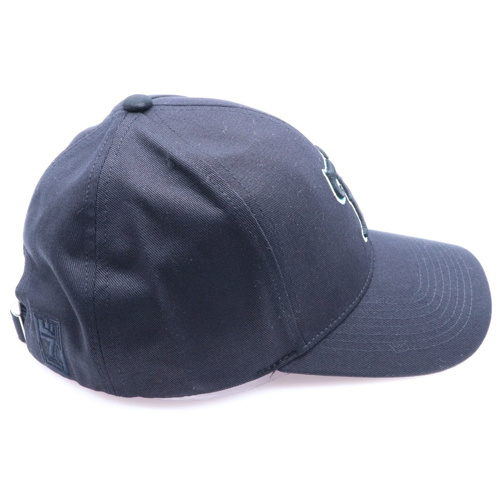NAMESAKE(ナメサケ) 25SS HOMETOWN CAP ホームタウンロゴアジャスターキャップ ブラック N3-SS25-JUICE-AC-01-EB
