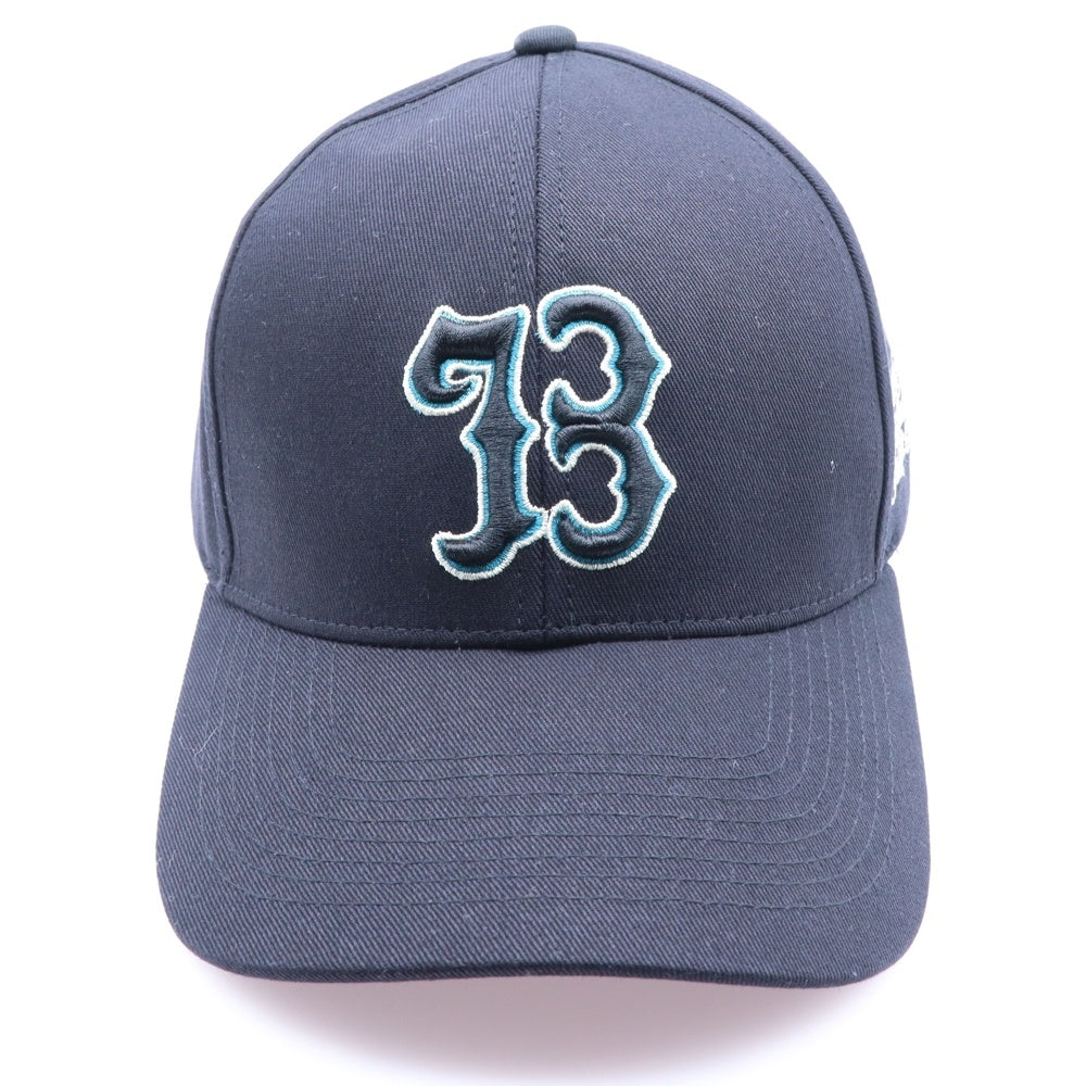 NAMESAKE(ナメサケ) 25SS HOMETOWN CAP ホームタウンロゴアジャスターキャップ ブラック N3-SS25-JUICE-AC-01-EB