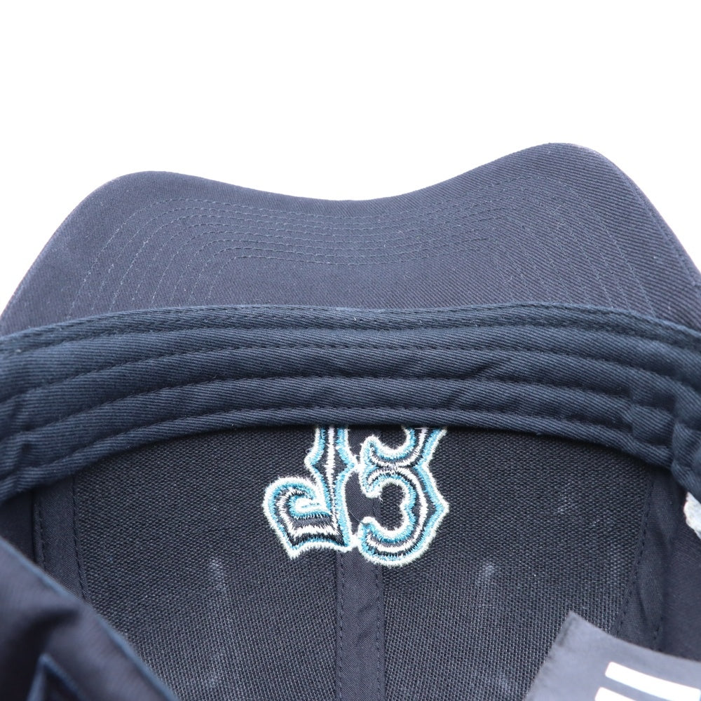 NAMESAKE(ナメサケ) 25SS HOMETOWN CAP ホームタウンロゴアジャスターキャップ ブラック N3-SS25-JUICE-AC-01-EB