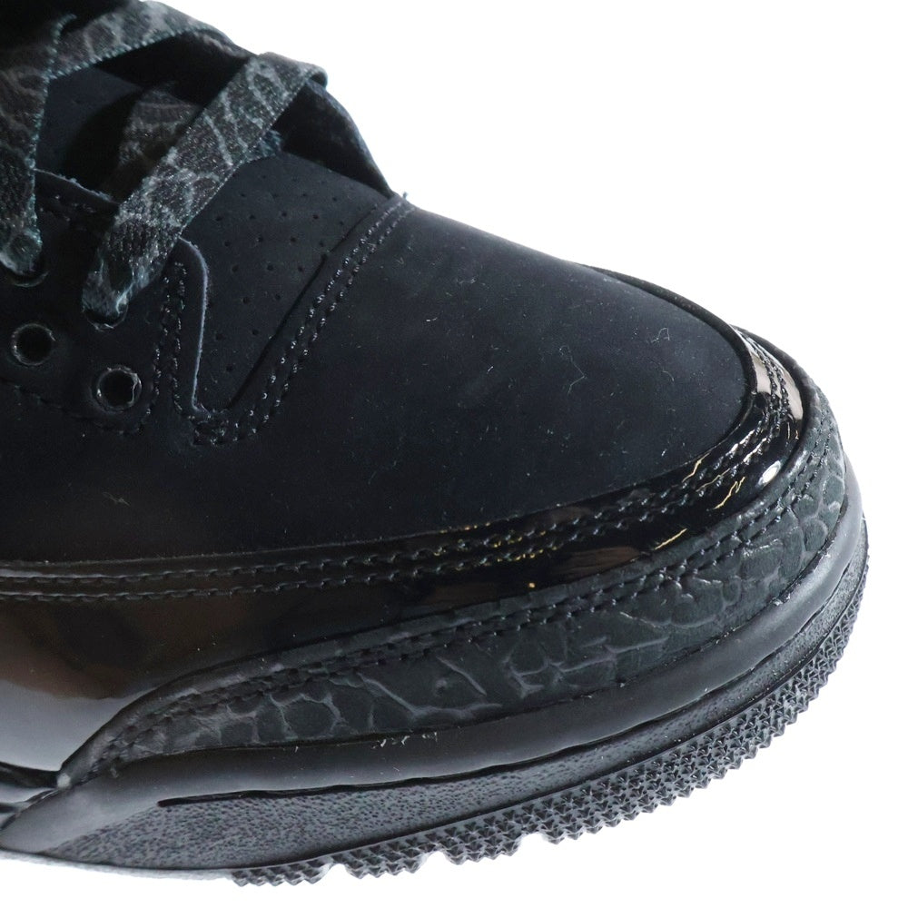 NIKE(ナイキ) AIR JORDAN 3 RETRO BLACK CAT エアジョーダン3 CT8532-001 レトロ ブラックキャット ハイカットスニーカー シューズ ブラック US9/27.0cm