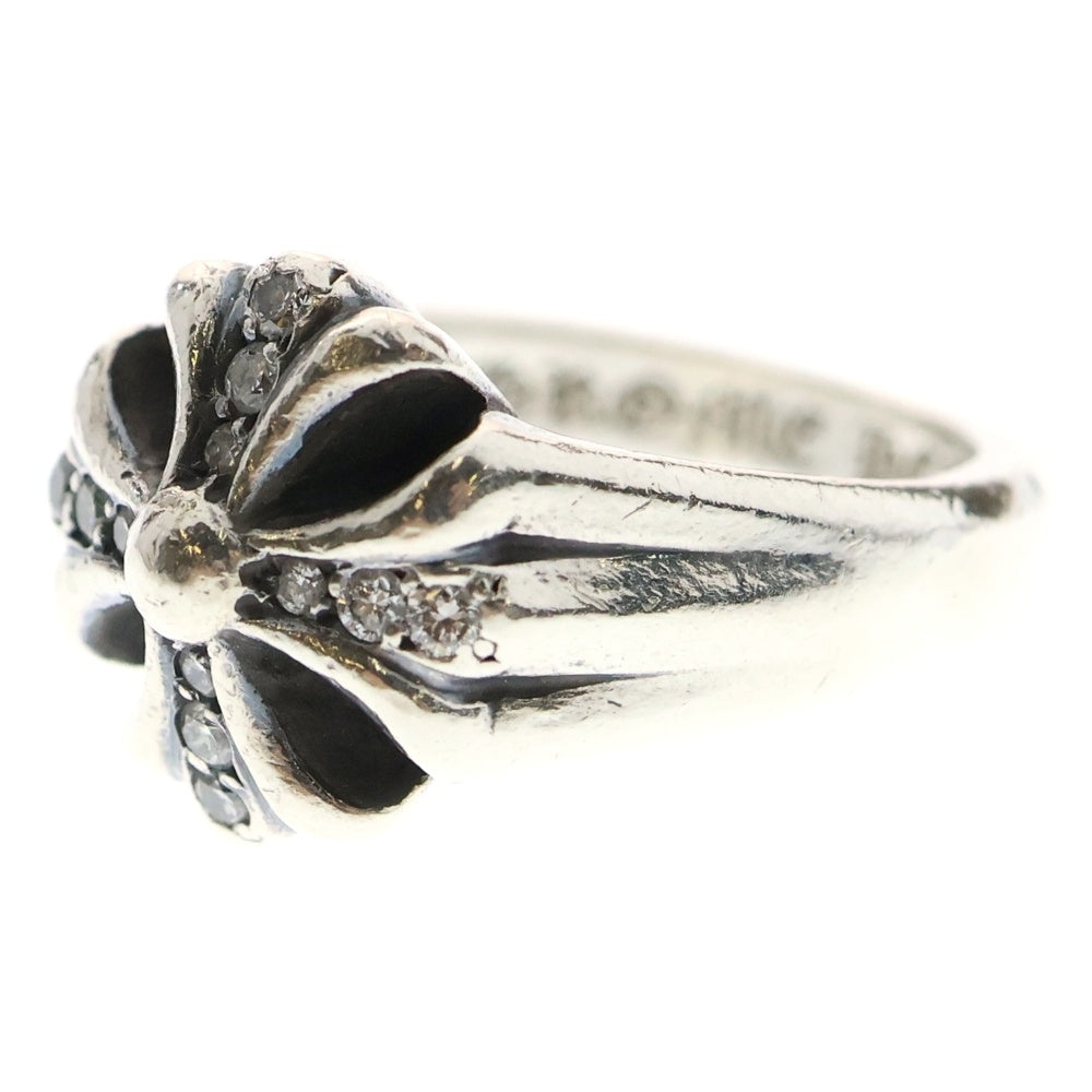 CHROME HEARTS(クロムハーツ) CUTOUT CH PLS SML P D スモールカットアウトプラス PAVEダイヤ リング シルバー
