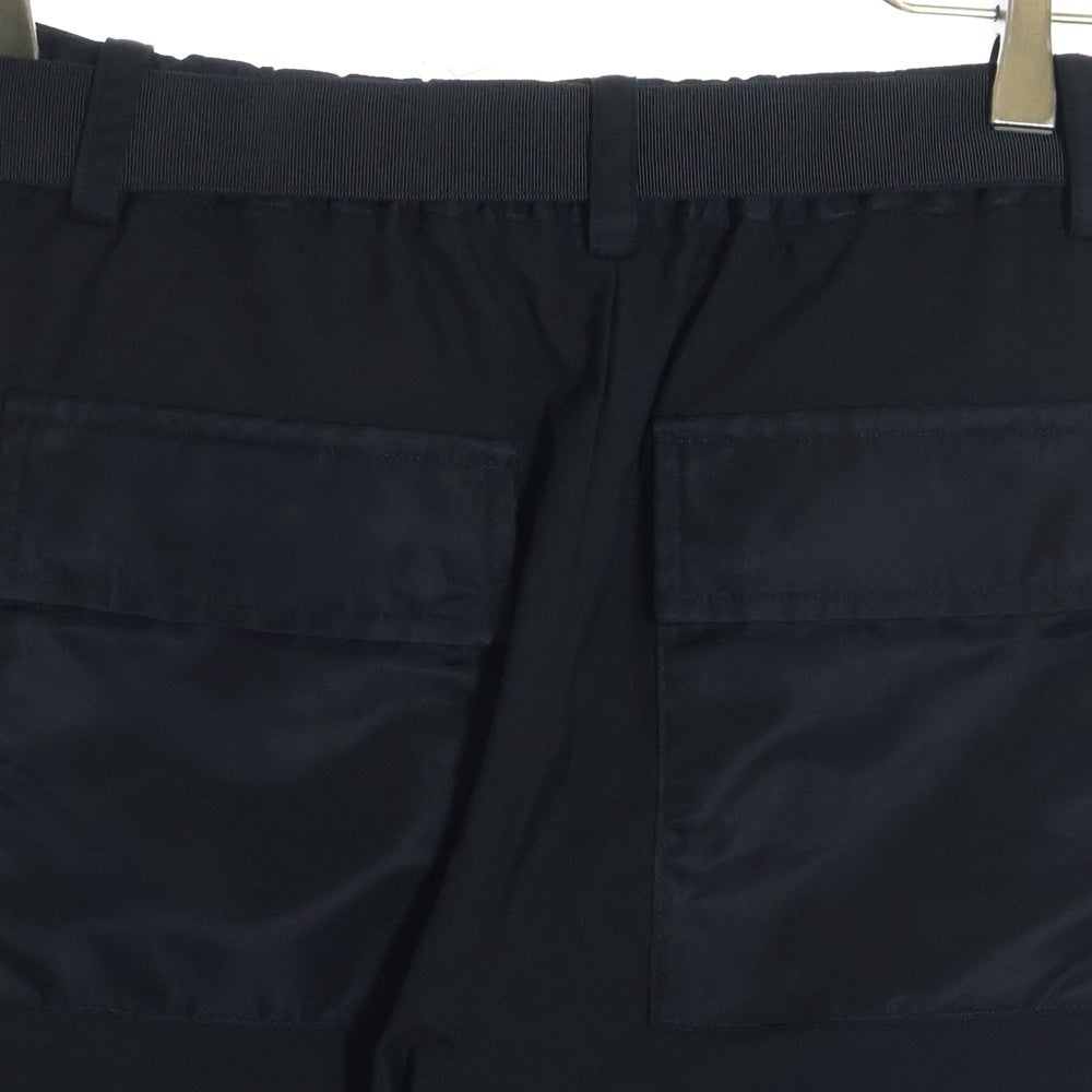 Sacai(サカイ) 24AW スーチングナイロンツイルパンツ 24-07512 ブラック レディース
