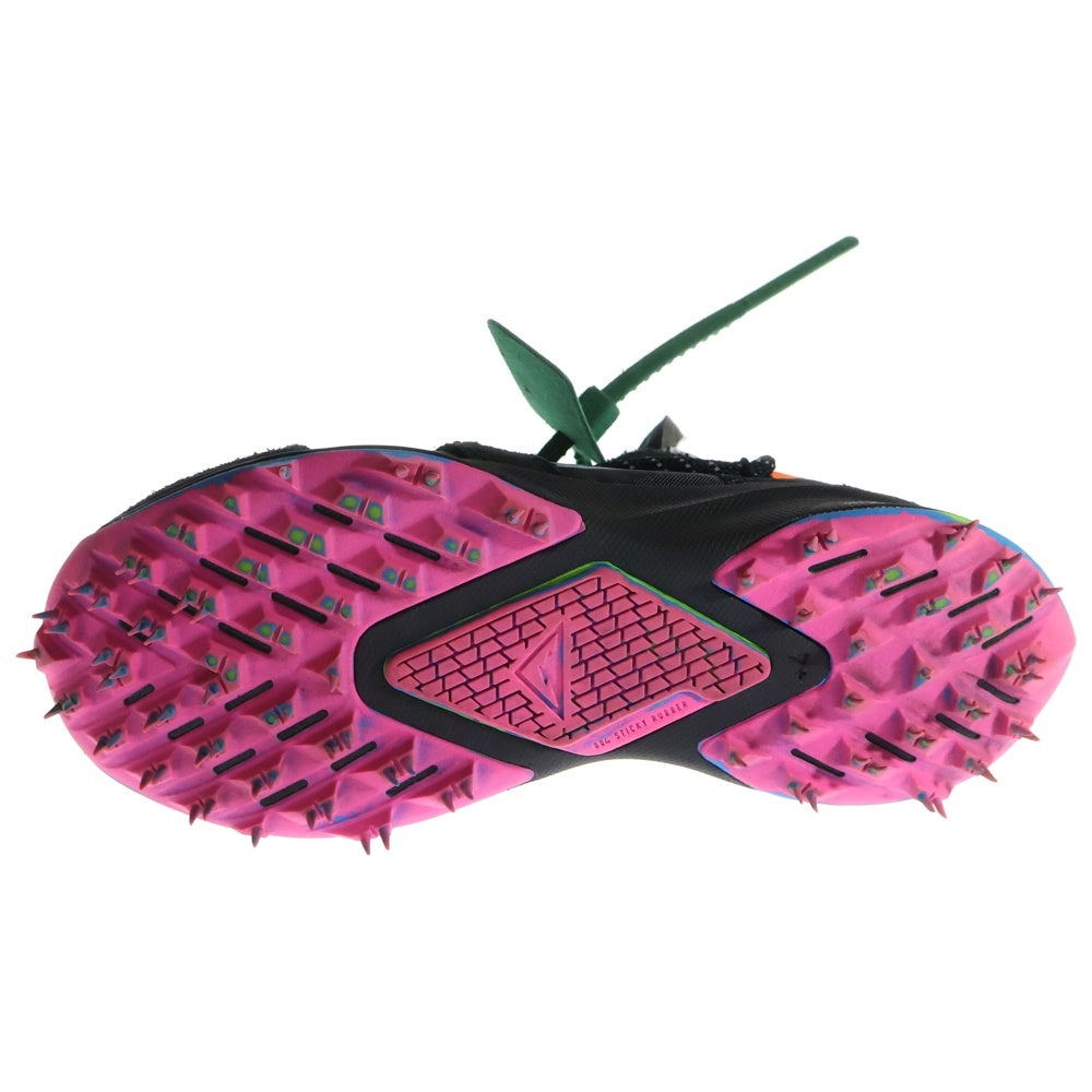 NIKE(ナイキ) × OFF-WHITE W ZOOM TERRA KIGER 5 CD8179-001 オフホワイト ズームテラ カイガー 5 ローカットスニーカー ブラック レディース US6.5/23.5cm