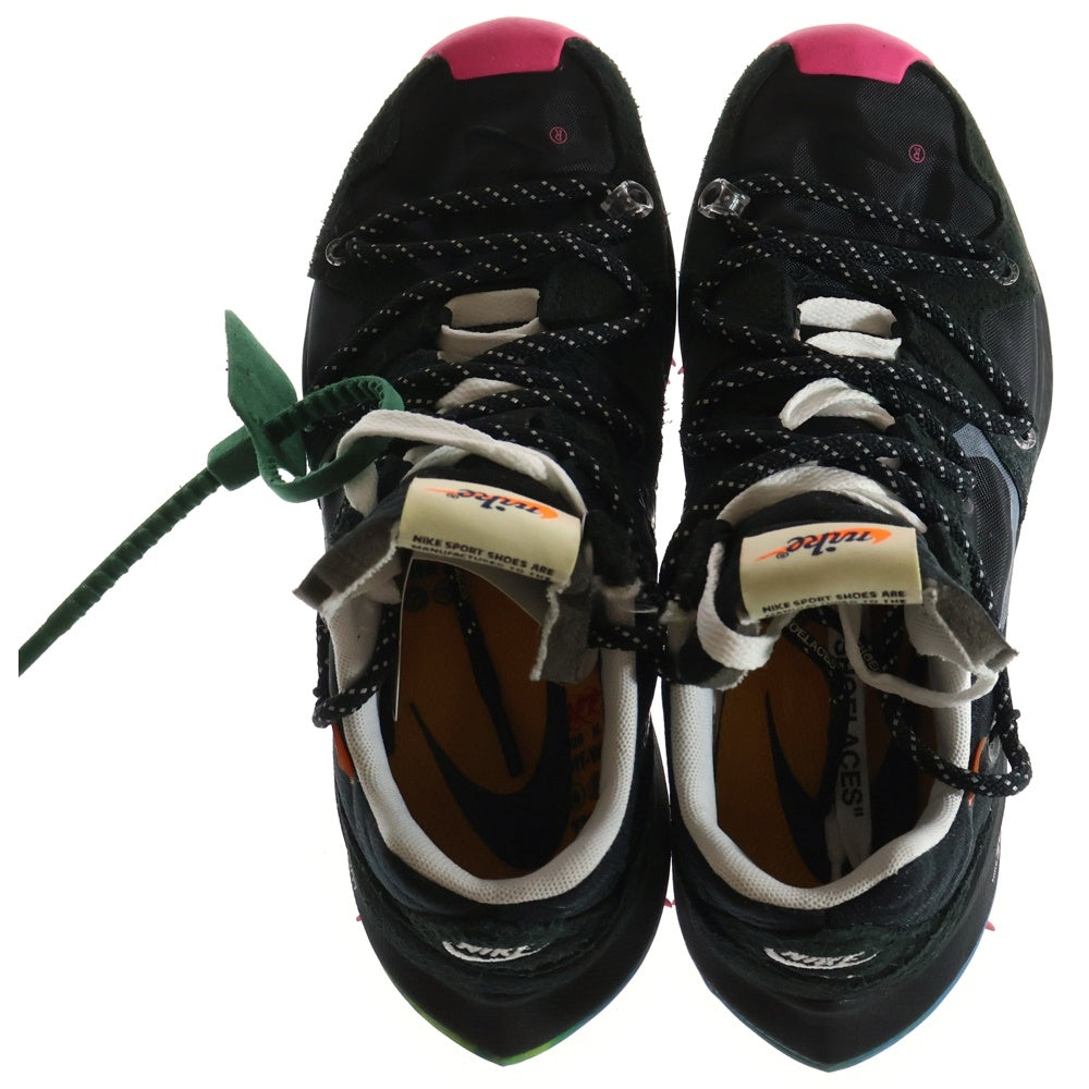 NIKE(ナイキ) × OFF-WHITE W ZOOM TERRA KIGER 5 CD8179-001 オフホワイト ズームテラ カイガー 5 ローカットスニーカー ブラック レディース US6.5/23.5cm