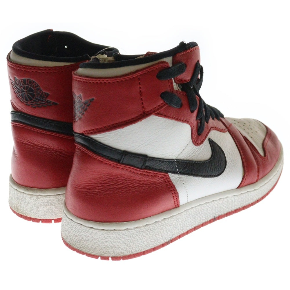 NIKE(ナイキ) AIR JORDAN 1 REBEL XX OG CHICAGO AT4151-100 エアジョーダン1 レベルXX シカゴ ハイカットスニーカー レディース レッド/ホワイト US6.5/23.5cm