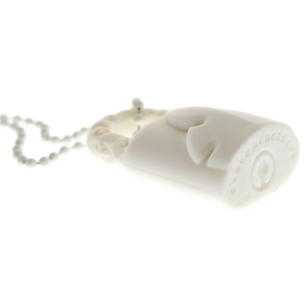 CHROME HEARTS(クロムハーツ) PADLOCK FLERKNEE SLCN パドロックフレアニー ラバーネックレス シリコン ホワイト BCA295