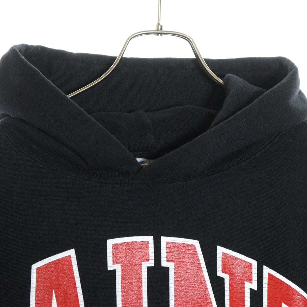 SAINT MICHAEL(セントマイケル) 23AW HOODIE ARCH SAINT SM-A23-0000-030 アーチロゴ プルオーバーフーディ スウェット ブラック