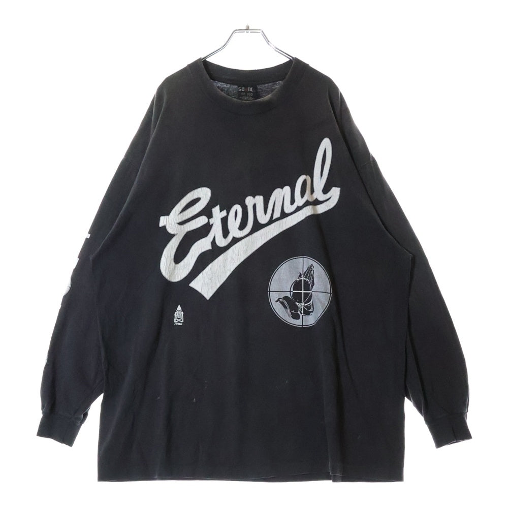 SAINT MICHAEL(セントマイケル) 25SS × FEAR OF GOD フィアオブゴッド セントオブゴッド 両面プリント クルーネック 長袖Tシャツ カットソー SM-HR8-0000-C02