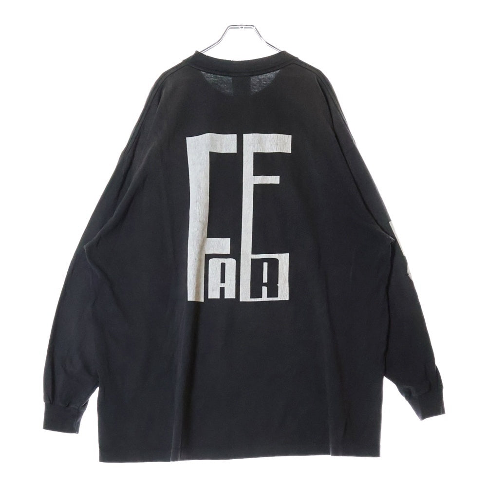 SAINT MICHAEL(セントマイケル) 25SS × FEAR OF GOD フィアオブゴッド セントオブゴッド 両面プリント クルーネック 長袖Tシャツ カットソー SM-HR8-0000-C02