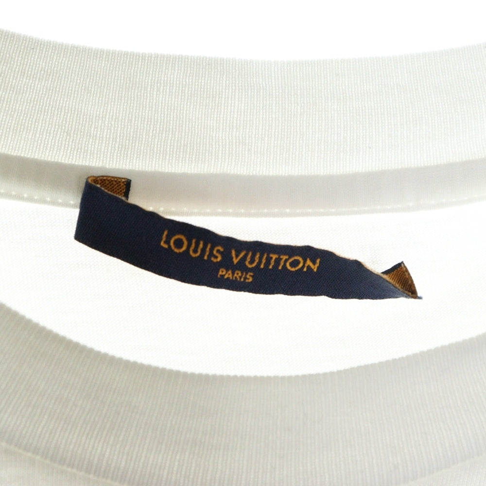 LOUIS VUITTON(ルイヴィトン) 19SS Kansas Wind Print Tee RM191 LVO HGY96W カンザスウィンド フロントロゴプリント Tシャツカットソー ホワイト
