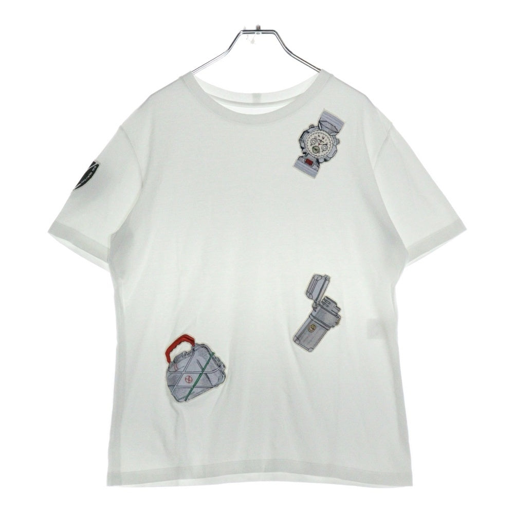 LOUIS VUITTON(ルイヴィトン) Design Patch Tee FFTSO1 JG2 マルチデザイン パッチ付き 半袖Tシャツ カットソー ホワイト