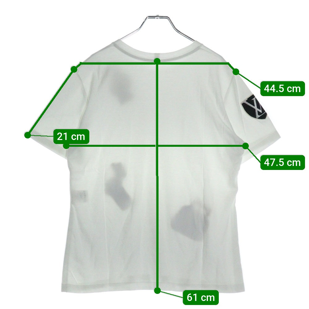LOUIS VUITTON(ルイヴィトン) Design Patch Tee FFTSO1 JG2 マルチデザイン パッチ付き 半袖Tシャツ カットソー ホワイト