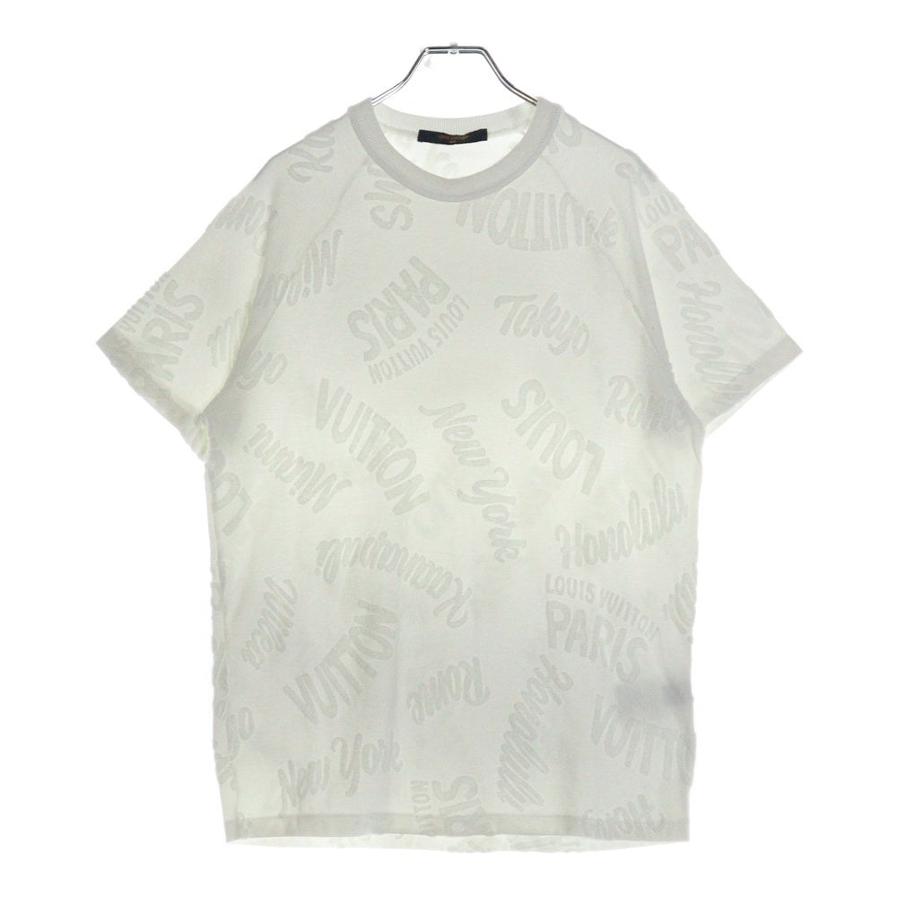 LOUIS VUITTON(ルイヴィトン) 18SS City Logo Tee RM181M FMF HEY21W シティロゴ 半袖Tシャツ カットソー ホワイト