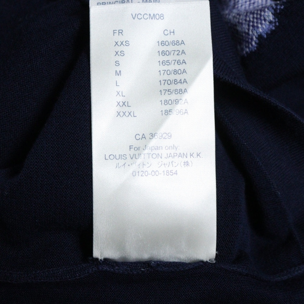 LOUIS VUITTON(ルイヴィトン) 21SS Water Color Tee RM211V ZLW HLN01W ウォーターカラー モノグラム 半袖Tシャツ カットソー ネイビー