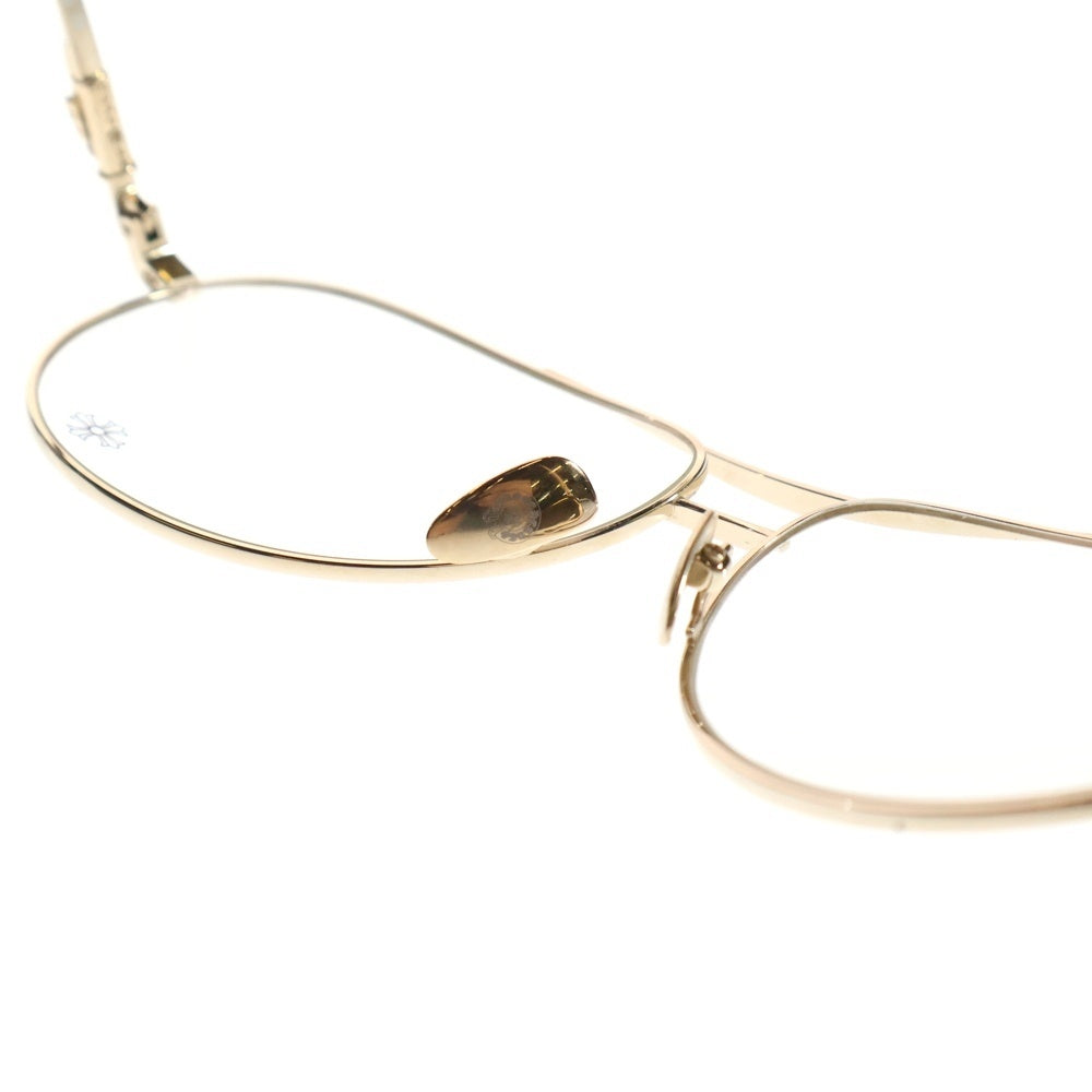 CHROME HEARTS(クロムハーツ) STAINS IV ステインIV 2ブリッジティアドロップ サングラス アイウェア ゴールド/クリア