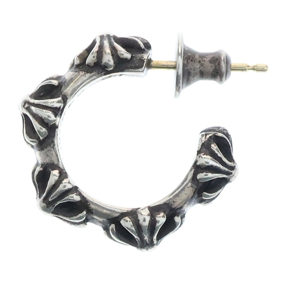 CHROME HEARTS(クロムハーツ) HOOP CROSS クロスバンド フープピアス シルバー BCA100