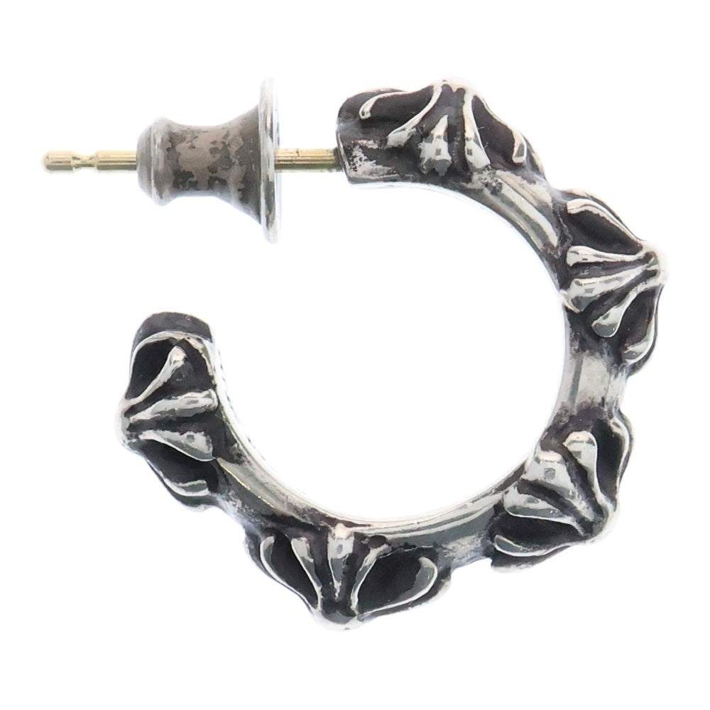 CHROME HEARTS(クロムハーツ) HOOP CROSS クロスバンド フープピアス シルバー BCA100