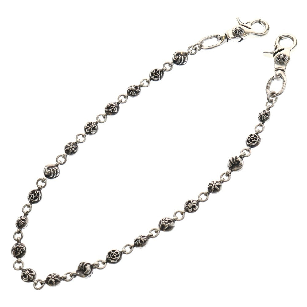 CHROME HEARTS(クロムハーツ) 2MULTIBALL LONG-T 2クリップロング #2マルチボール シルバーウォレットチェーン