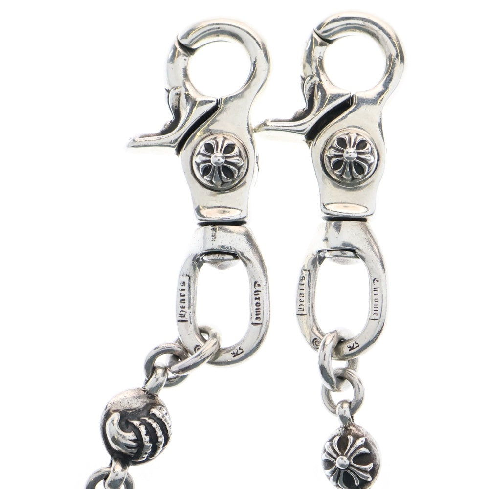 CHROME HEARTS(クロムハーツ) 2MULTIBALL LONG-T 2クリップロング #2マルチボール シルバーウォレットチェーン