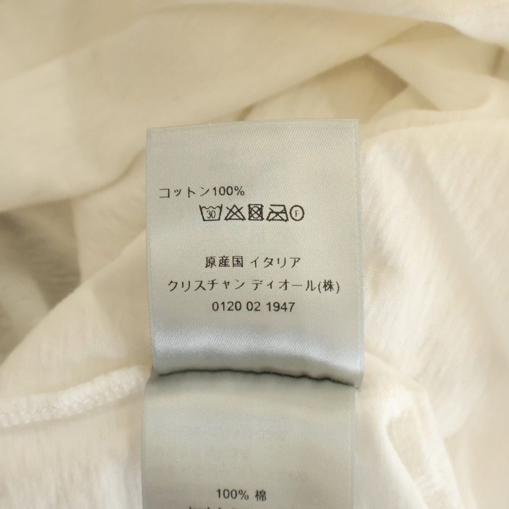 DIOR(ディオール) 22AW ×Travis Scott Cactus Jack283J632A0752 カクタスジャック トラヴィススコット フロントプリント 半袖Tシャツ カットソー ホワイト