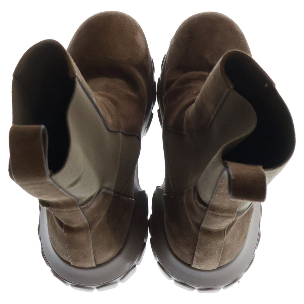 Rick Owens(リックオウエンス) BEATLE BOGUN BOOTS ビートル ジョイント サイドゴアブーツ ブラウン