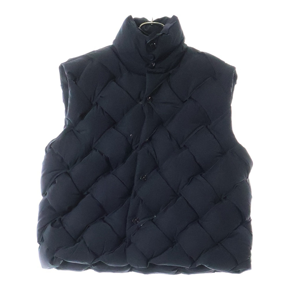BOTTEGA VENETA(ボッテガヴェネタ) イントレチャート テクニカルナイロン ダウンベスト 664055 VF4K0 ダウンジャケット アウター ブラック