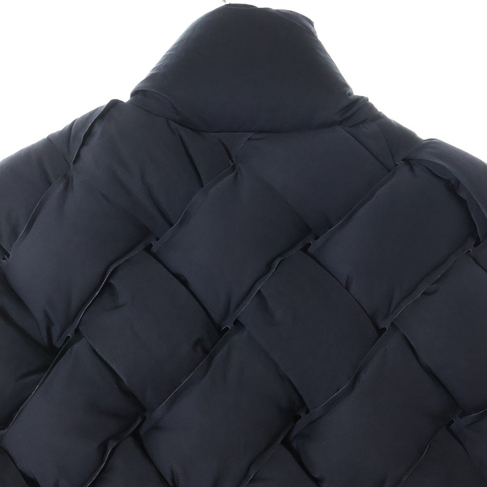 BOTTEGA VENETA(ボッテガヴェネタ) イントレチャート テクニカルナイロン ダウンベスト 664055 VF4K0 ダウンジャケット アウター ブラック