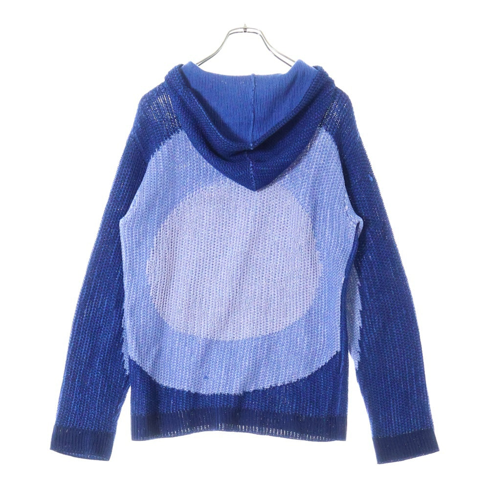MARNI(マルニ) ブランドロゴ刺繍デザイン フード付きニット GCMG0325Q0 UFCB14 ブルー